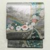 袋帯 六通柄 フォーマル用 正絹 花柄 箔 金糸 帯 金・銀_画像1