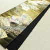 袋帯 六通柄 フォーマル用 正絹 古典柄 箔 帯 黒_画像8