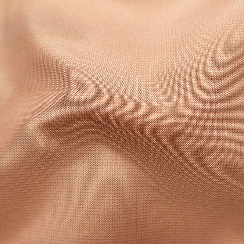 付け下げ 良品 落款入り 紬地 正絹 風景柄 袷仕立て 身丈155cm 裄丈64cm 一部しつけ糸付き フォーマル ぼかし 着物 橙_画像21