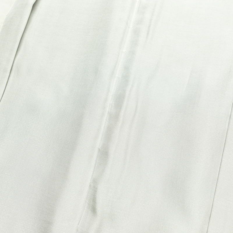 大島紬 正絹 木の葉・植物柄 袷仕立て 証紙なし 身丈160.5cm 裄丈65cm 着物 茶_画像19