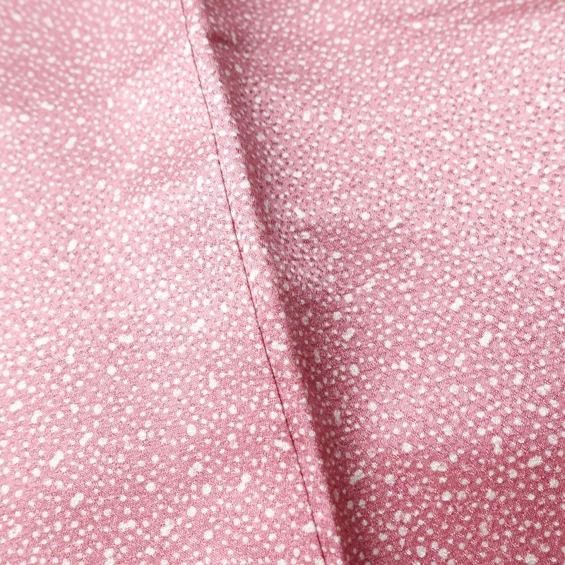 小紋 良品 しつけ糸付き 混紡 その他の柄 袷仕立て 身丈163cm 裄丈66cm 着物 ピンク_画像10