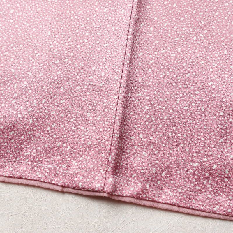 小紋 良品 しつけ糸付き 混紡 その他の柄 袷仕立て 身丈163cm 裄丈66cm 着物 ピンク_画像11