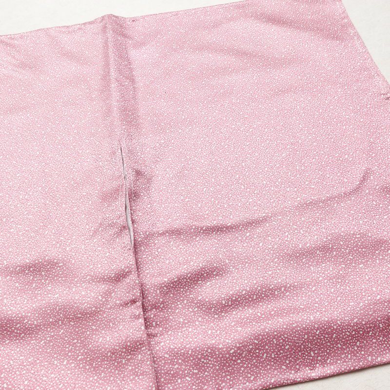 小紋 良品 しつけ糸付き 混紡 その他の柄 袷仕立て 身丈163cm 裄丈66cm 着物 ピンク_画像13