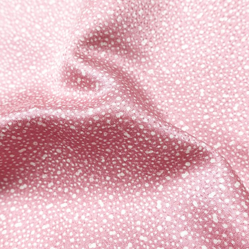 小紋 良品 しつけ糸付き 混紡 その他の柄 袷仕立て 身丈163cm 裄丈66cm 着物 ピンク_画像21