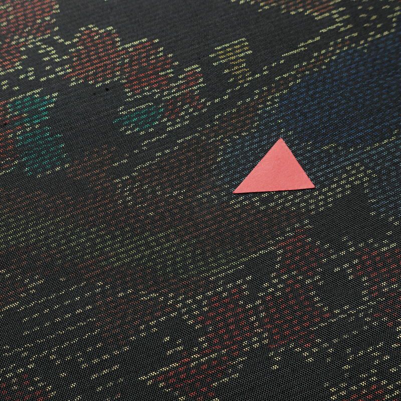 大島紬 良品 しつけ糸付き 正絹 証紙なし 風景柄 袷仕立て 身丈164cm 裄丈65cm 着物 多色使い_画像12