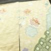 訪問着 美品 しつけ糸付き 絞り 正絹 古典柄 袷仕立て 身丈170.5cm 裄丈69cm 箔 共八掛 金彩 フォーマル 着物 クリーム_画像15
