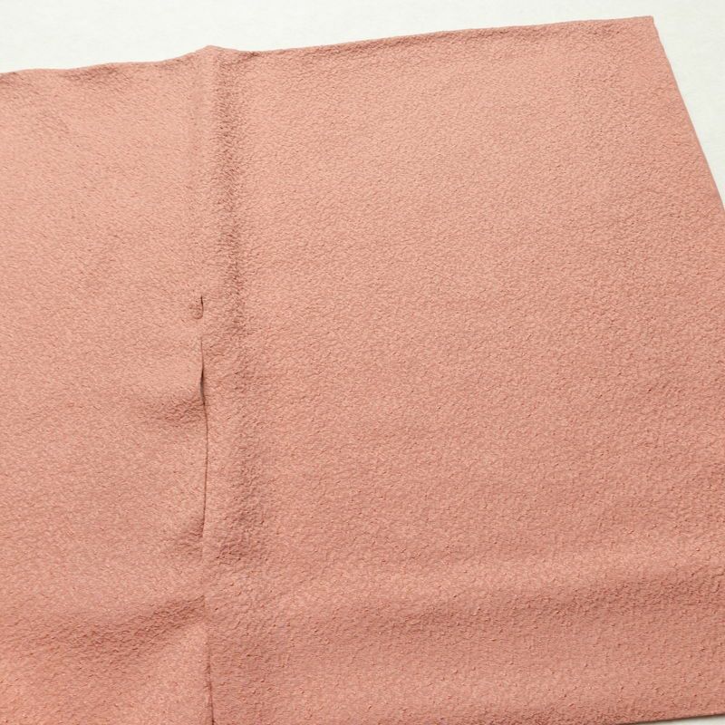 色無地 一つ紋付き 正絹 無地 袷仕立て 身丈150.5cm 裄丈63cm フォーマル 着物 ピンク_画像13