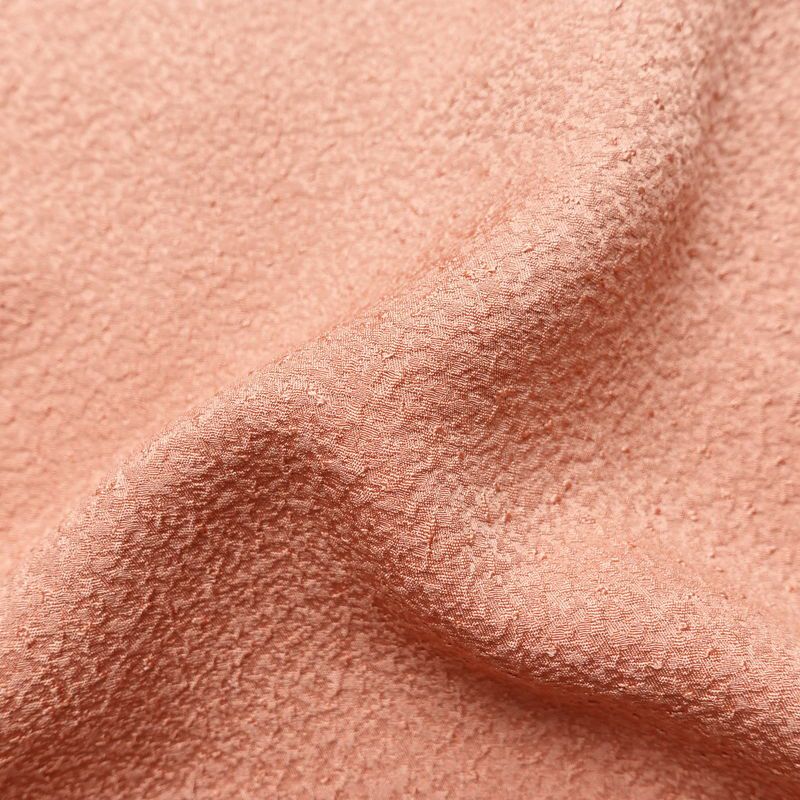 色無地 一つ紋付き 正絹 無地 袷仕立て 身丈150.5cm 裄丈63cm フォーマル 着物 ピンク_画像21