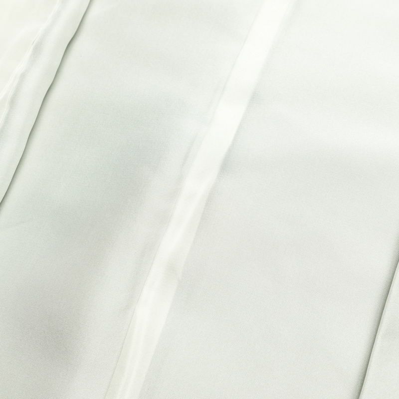 色無地 良品 草木染 一つ紋付き 正絹 花柄 袷仕立て 身丈171.5cm 裄丈71cm フォーマル 金彩 着物 緑・うぐいす色_画像19