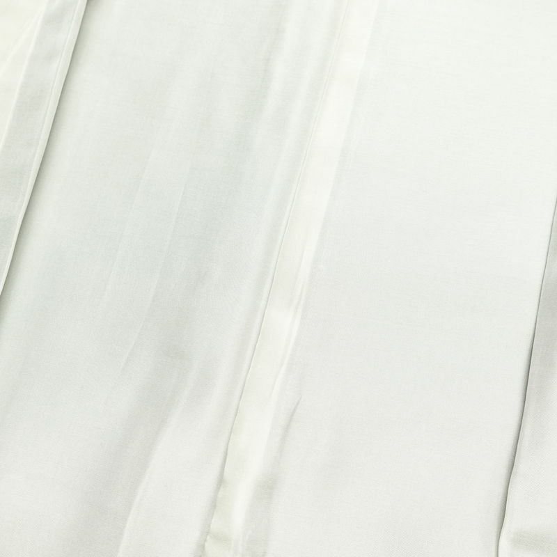 付け下げ 良品 紬地 正絹 木の葉・植物柄 袷仕立て 身丈157.5cm 裄丈64cm 着物 グレー_画像19