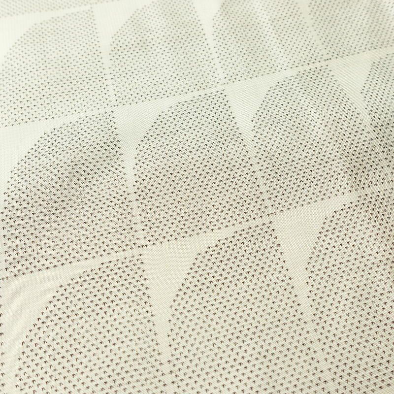 大島紬 付下 良品 証紙なし しつけ糸付き 正絹 幾何学柄・抽象柄 袷仕立て 身丈163.5cm 裄丈65cm 着物 白_画像8