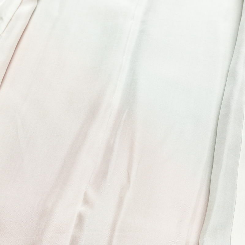 訪問着 美品 金駒刺繍 綸子 正絹 古典柄 袷仕立て 身丈155cm 裄丈63cm 箔 共八掛 金彩 フォーマル 着物 緑・うぐいす色_画像18