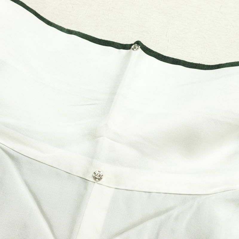 紬 良品 正絹 木の葉・植物柄 袷仕立て 身丈161cm 裄丈68cm 着物 緑・うぐいす色_画像17