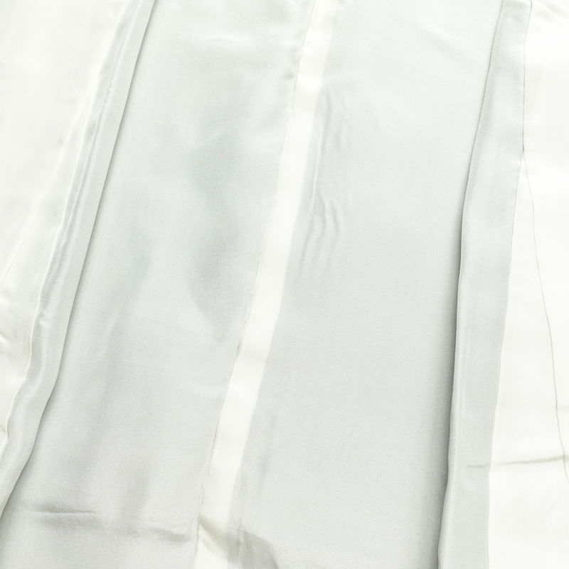 振袖 良品 縮緬 正絹 花柄 袷仕立て 身丈171cm 裄丈73cm フォーマル 蝶 着物 青・紺_画像17