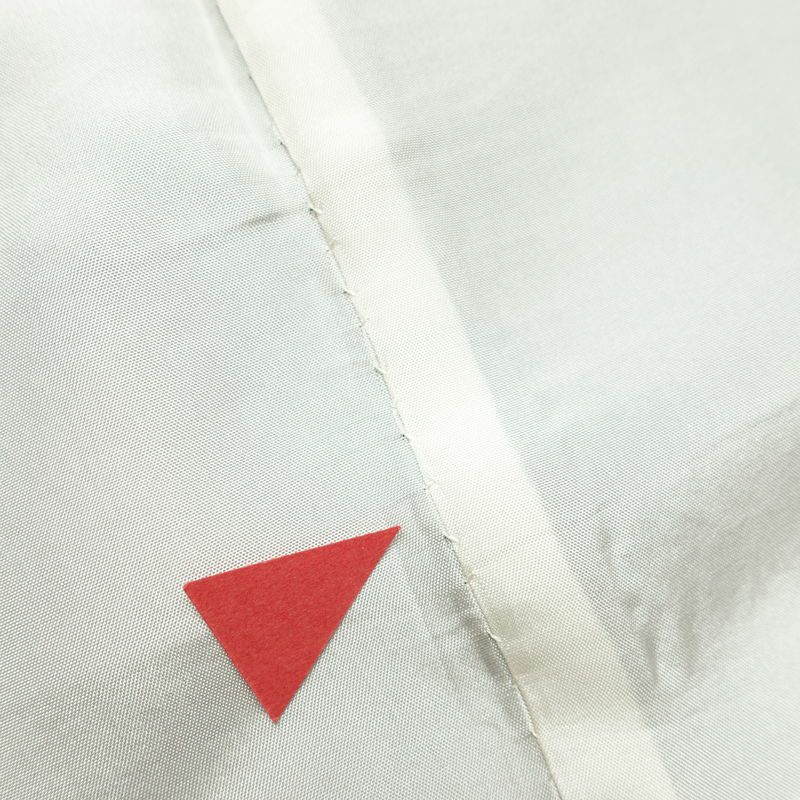 振袖 良品 縮緬 正絹 花柄 袷仕立て 身丈171cm 裄丈73cm フォーマル 蝶 着物 青・紺_画像20