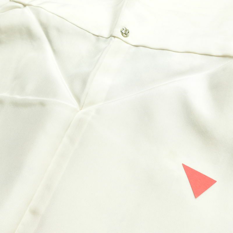 小紋 良品 正絹 花柄 袷仕立て 身丈156cm 裄丈64.5cm 箔 ピンク_画像19