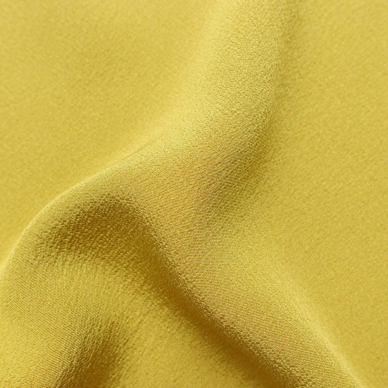 色無地 一つ紋付き 正絹 無地 袷仕立て 身丈150.5cm 裄丈63cm フォーマル 着物 黄・黄土色_画像20