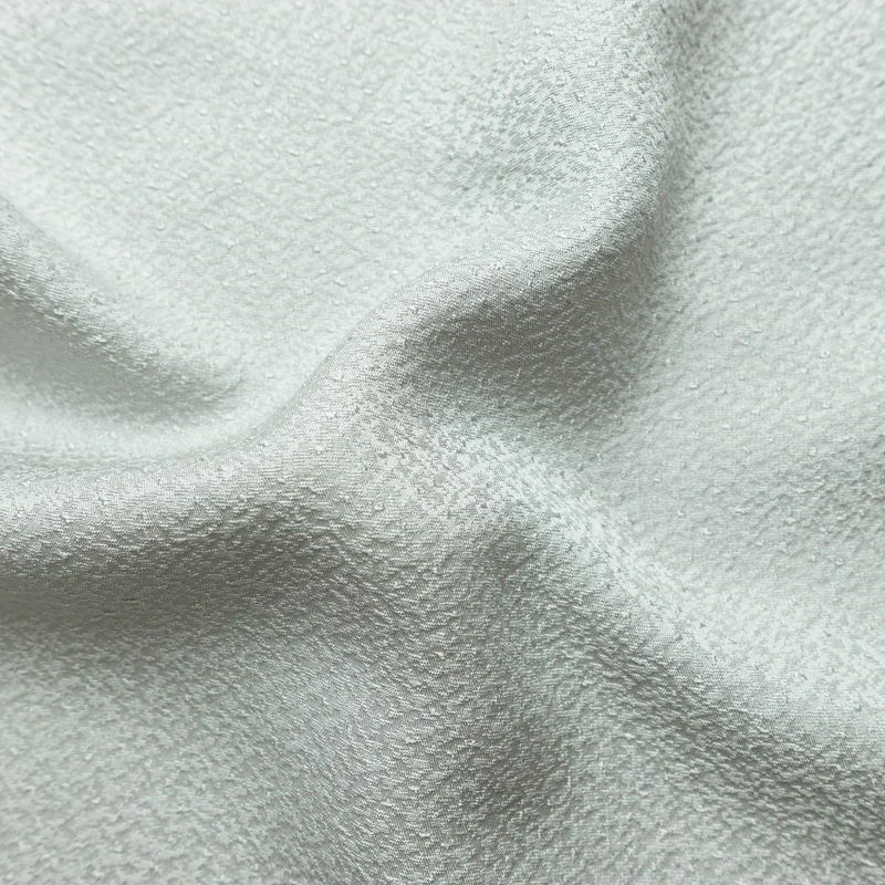 付け下げ スワトウ刺繍 相良刺繍 一つ紋付き 正絹 古典柄 袷仕立て 身丈152.5cm 裄丈65.5cm 刺繍 一部しつけ糸付き 金糸 フォーマル 着物 グレー_画像21