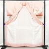 訪問着 良品 綸子 正絹 古典柄 袷仕立て 身丈158cm 裄丈65cm 箔 フォーマル 着物 ピンク_画像3