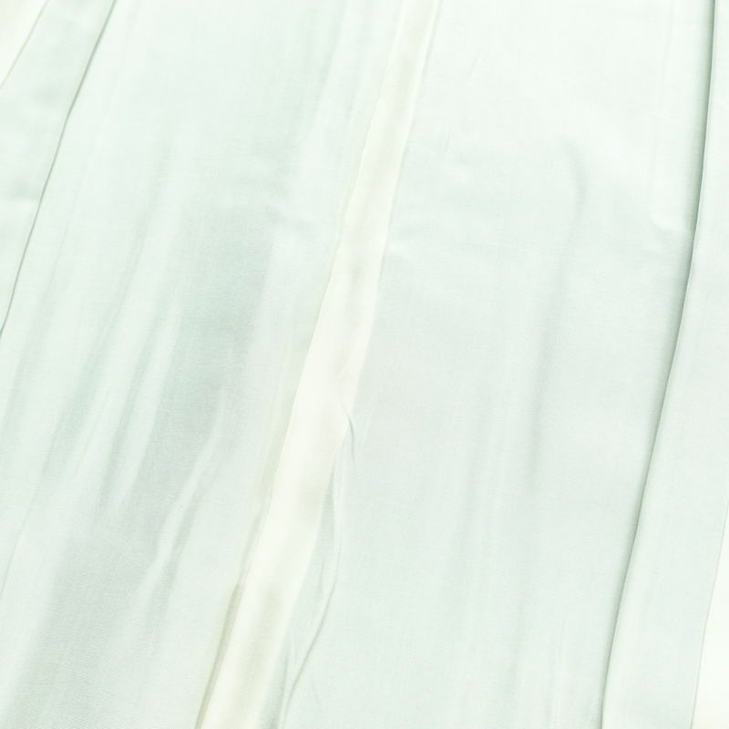 付け下げ 正絹 紬地 花柄 袷仕立て 身丈157.5cm 裄丈65cm 着物 青・紺_画像18