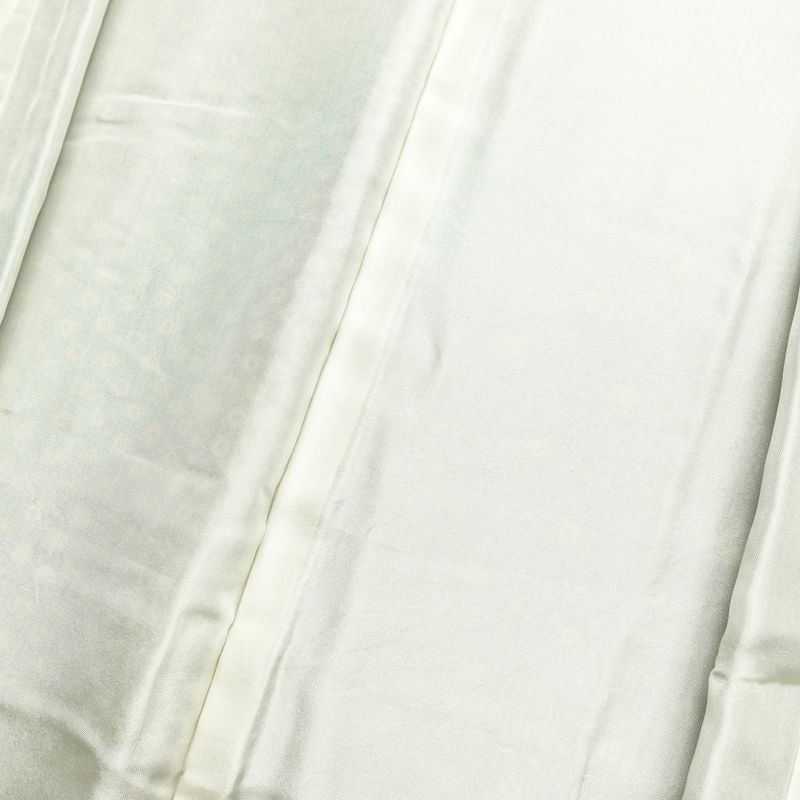 小紋 縮緬 正絹 その他の柄 袷仕立て 身丈153cm 裄丈68cm 着物 黒_画像18