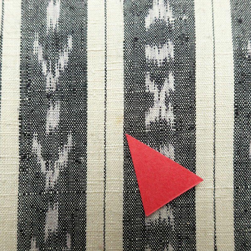 紬 良品 しつけ糸付き 正絹 縞柄・線柄 袷仕立て 身丈159.5cm 裄丈65.5cm 着物 グレー_画像20