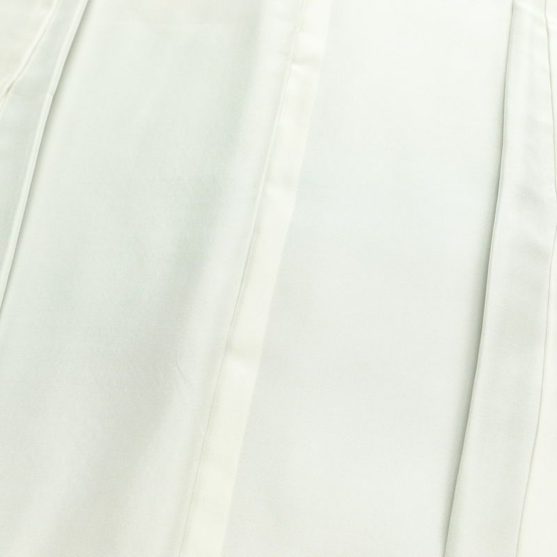 訪問着 美品 綸子 花柄 袷仕立て 身丈166.5cm 裄丈69.5cm 箔 一部しつけ糸付き フォーマル 着物 青・紺_画像18