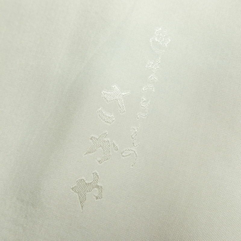 小紋 良品 縮緬 付下小紋 正絹 風景柄 袷仕立て 身丈160.5cm 裄丈67.5cm 着物 茶_画像21