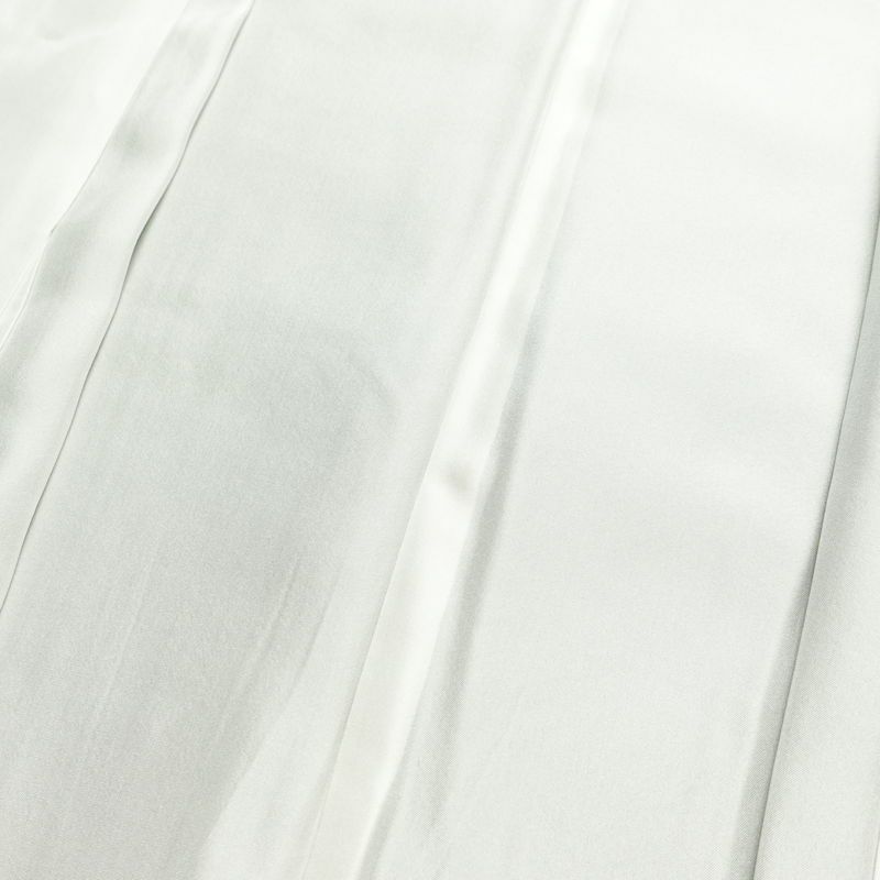 付け下げ 美品 正絹 その他の柄 袷仕立て 身丈165cm 裄丈67cm フォーマル 着物 緑・うぐいす色_画像18