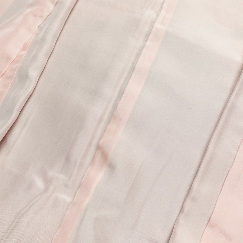 訪問着 良品 綸子 正絹 花柄 袷仕立て 身丈157.5cm 裄丈64cm 箔 フォーマル 紫・藤色_画像16