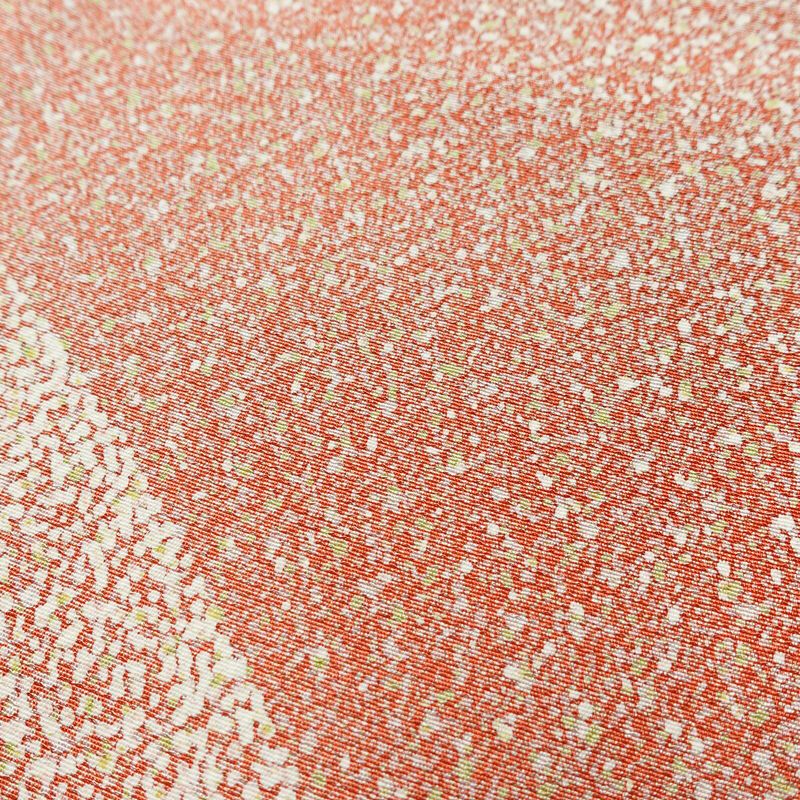 付け下げ 良品 縮緬 正絹 流水・波柄 袷仕立て 身丈169.5cm 裄丈69cm 共八掛 フォーマル 着物 ピンク_画像7