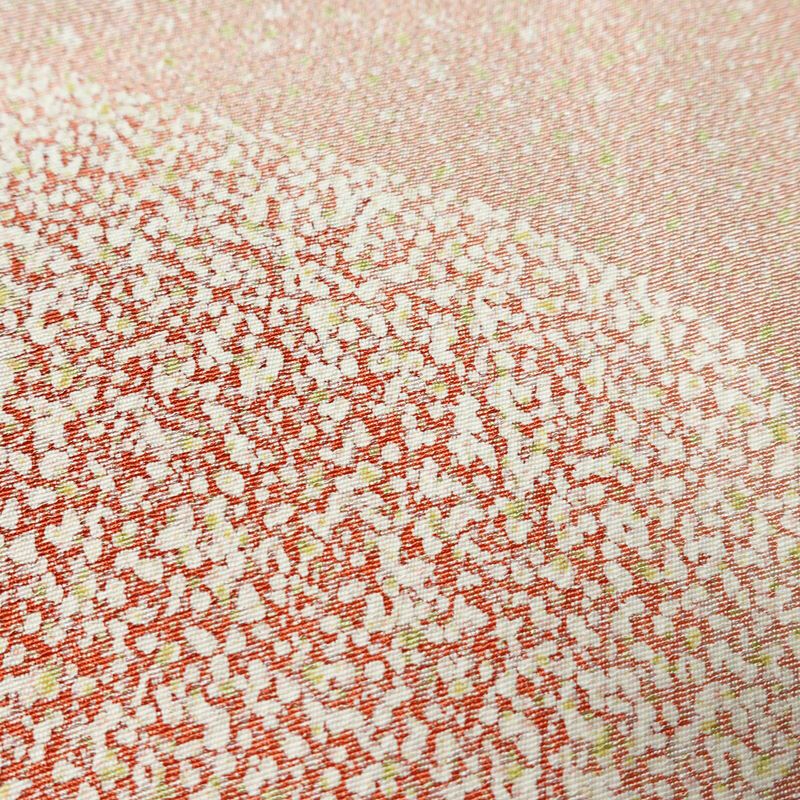 付け下げ 良品 縮緬 正絹 流水・波柄 袷仕立て 身丈169.5cm 裄丈69cm 共八掛 フォーマル 着物 ピンク_画像8