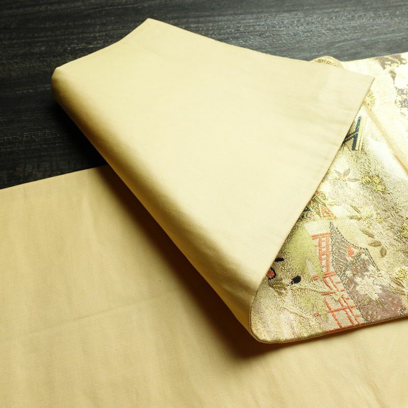 袋帯 六通柄 フォーマル用 正絹 古典柄 箔 金糸 帯 金・銀_画像11
