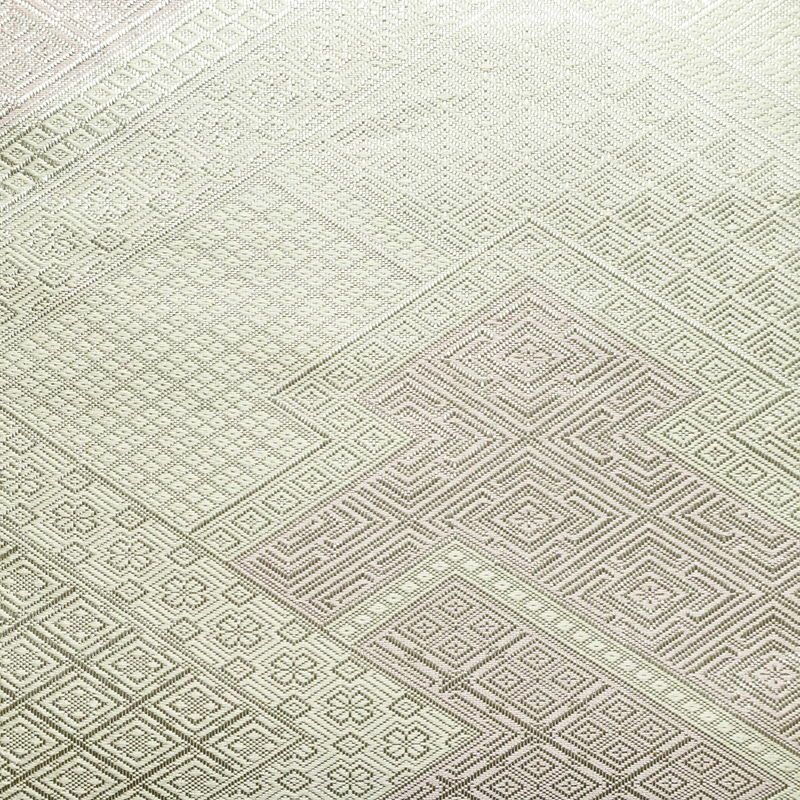 袋帯 全通柄 フォーマル用 正絹 古典柄 箔 帯 金・銀_画像2