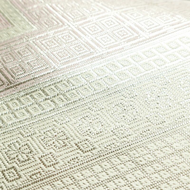 袋帯 全通柄 フォーマル用 正絹 古典柄 箔 帯 金・銀_画像6