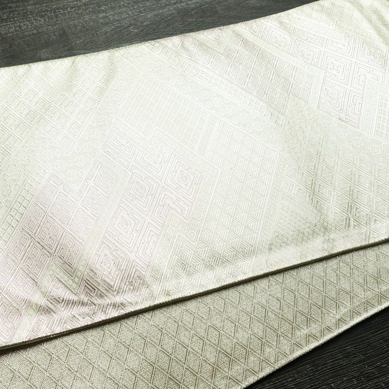 袋帯 全通柄 フォーマル用 正絹 古典柄 箔 帯 金・銀_画像11