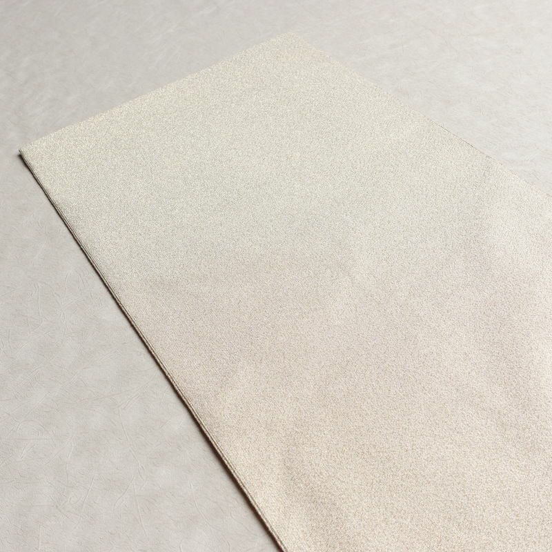 袋帯 つづれ織 太鼓柄 良品 フォーマル用 正絹 木の葉・植物柄 金糸 帯 クリーム_画像17