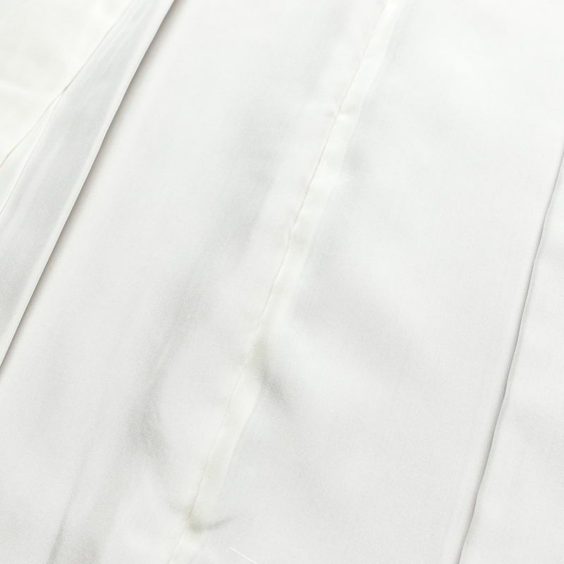 付け下げ 良品 正絹 風景柄 袷仕立て 身丈159.5cm 裄丈65.5cm 箔 一部しつけ糸付き フォーマル 着物 紫・藤色_画像19