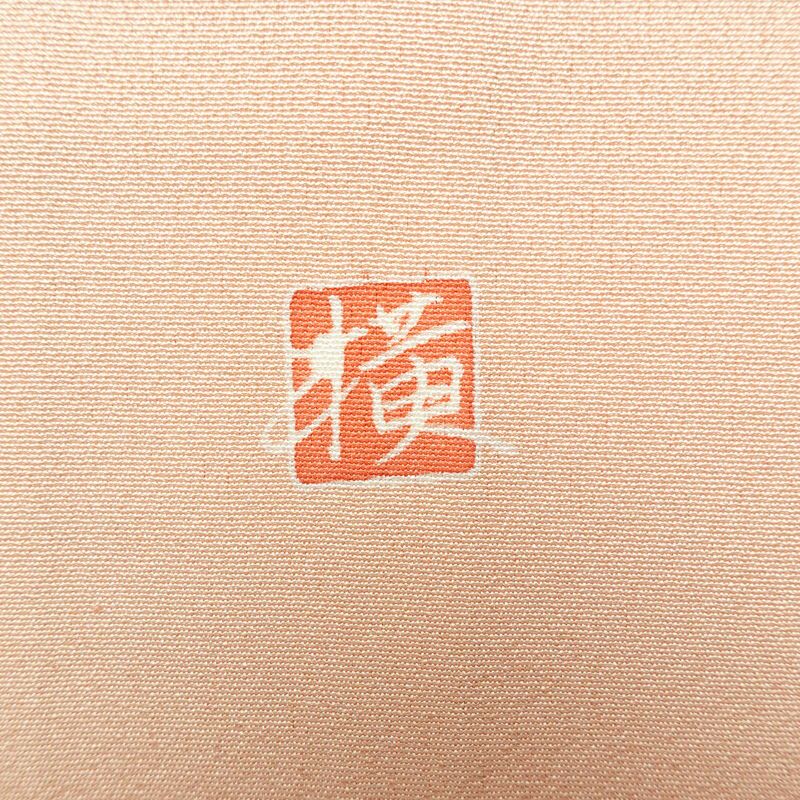 色留袖 良品 三つ紋入り 落款入り 正絹 人物・動物柄 袷仕立て 身丈165.5cm 裄丈66.5cm 箔 金彩 金通し フォーマル 着物 ピンク_画像15