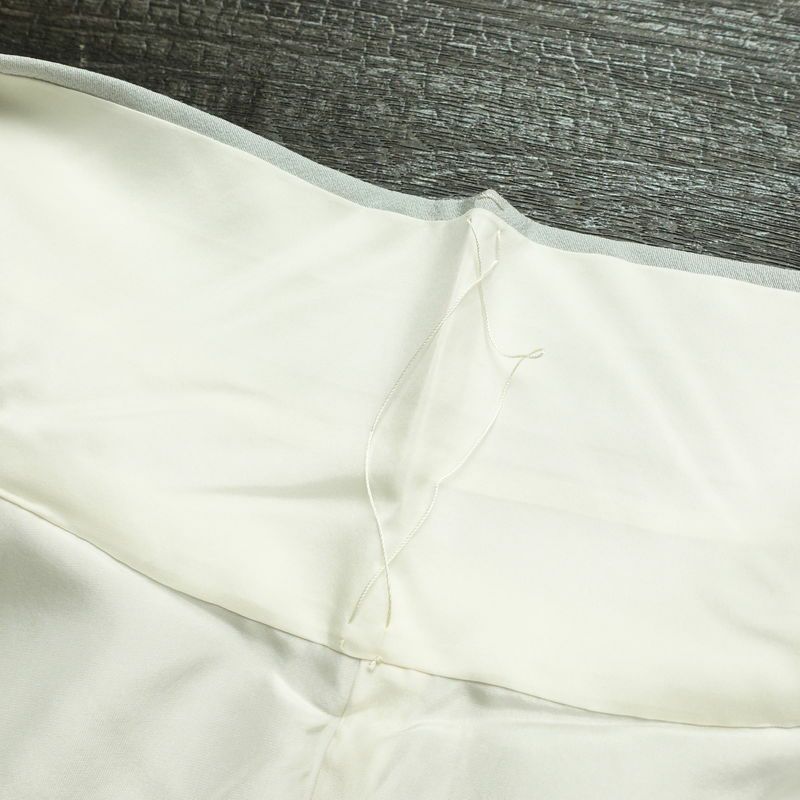 訪問着 十日町友禅 関口遼一 落款入り 縮緬 一つ紋付き 正絹 人物・動物柄 袷仕立て 身丈160.5cm 裄丈65.5cm フォーマル 着物 青・紺_画像16