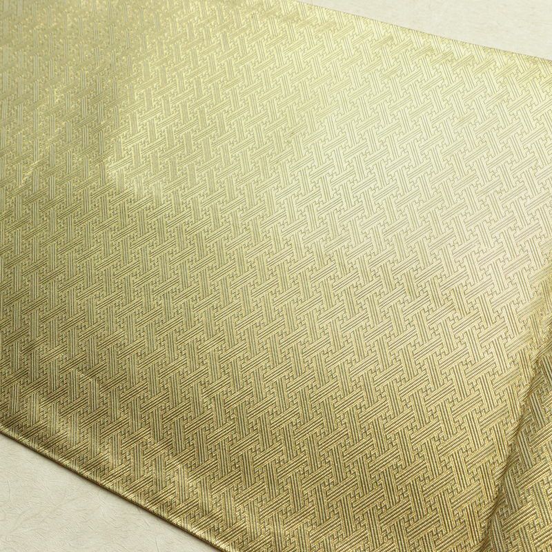 袋帯 六通柄 フォーマル用 正絹 古典柄 箔 扇面 帯 金・銀_画像17