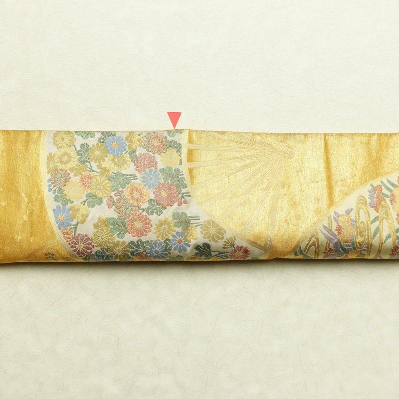 袋帯 沈金箔 六通柄 フォーマル用 正絹 古典柄 箔 帯 金・銀_画像15