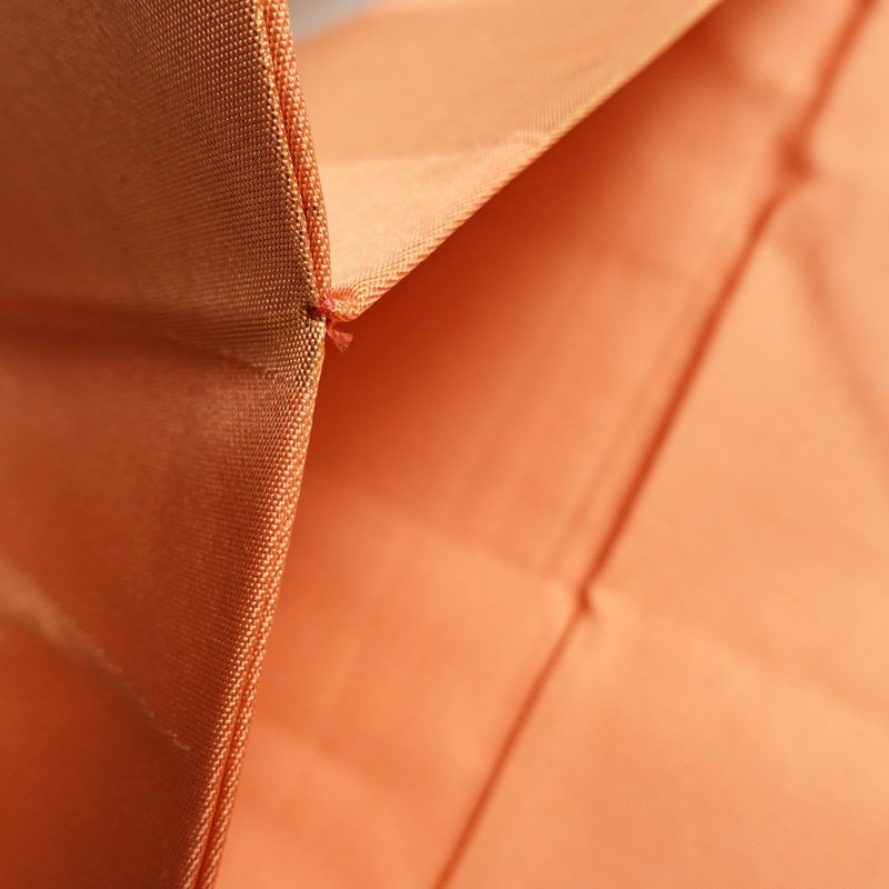 名古屋帯 六通柄 良品 正絹 流水・波柄 名古屋仕立て 箔 帯 橙_画像20