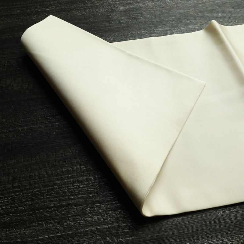 名古屋帯 太鼓柄 落款入り 正絹 その他の柄 名古屋仕立て 箔 帯 クリーム_画像9