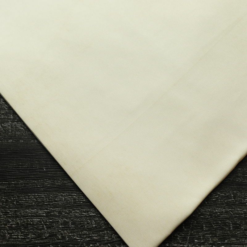 名古屋帯 太鼓柄 落款入り 正絹 その他の柄 名古屋仕立て 箔 帯 クリーム_画像17