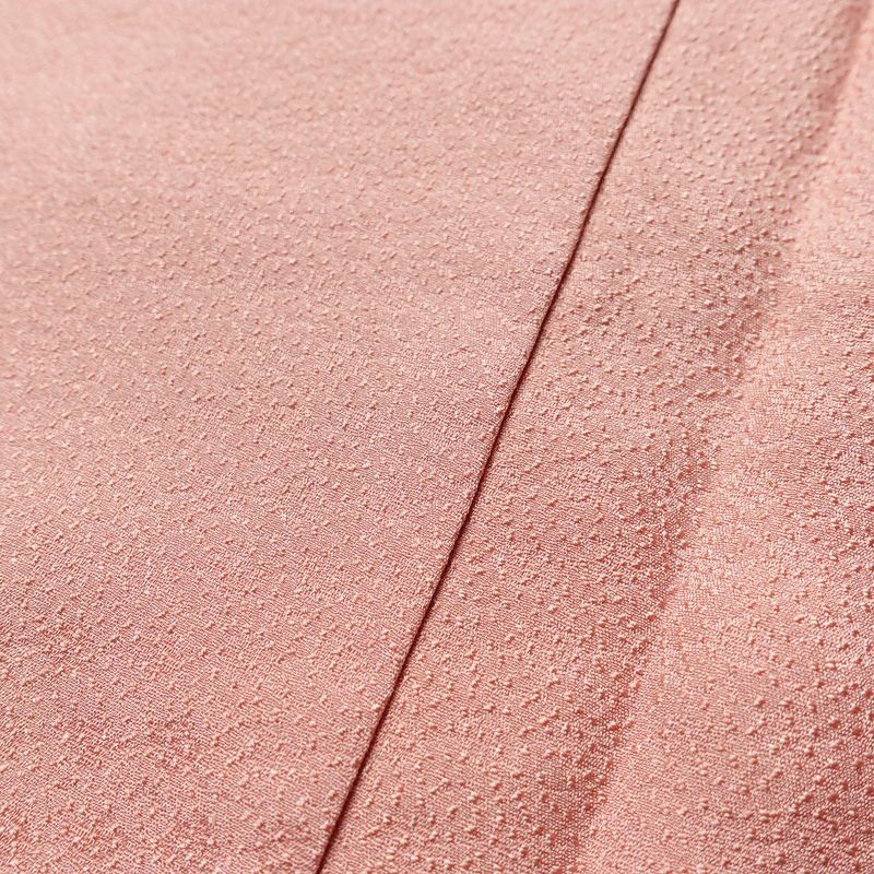 色無地 しつけ糸付き 正絹 その他の柄 袷仕立て 身丈154.5cm 裄丈66cm フォーマル 着物 ピンク_画像7