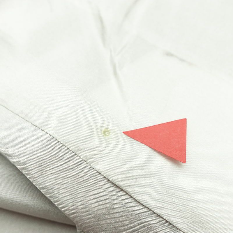 紬 良品 しつけ糸付き 正絹 その他の柄 袷仕立て 身丈159cm 裄丈64cm 着物 紫・藤色_画像20