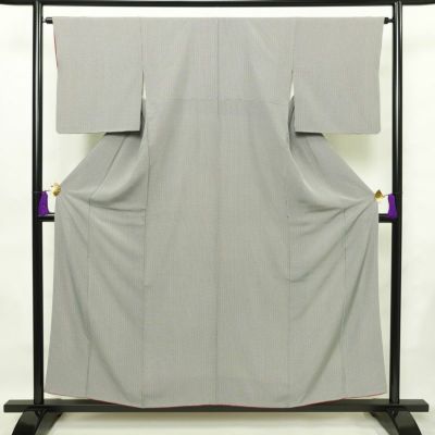 C954正絹夏用絽　色無地　斎藤三才落款　一つ紋ぼかし　未使用しつけ付極美品着物 C954正絹夏用絽 色無地 斎藤三才落款 一つ紋ぼかし 未使用しつけ