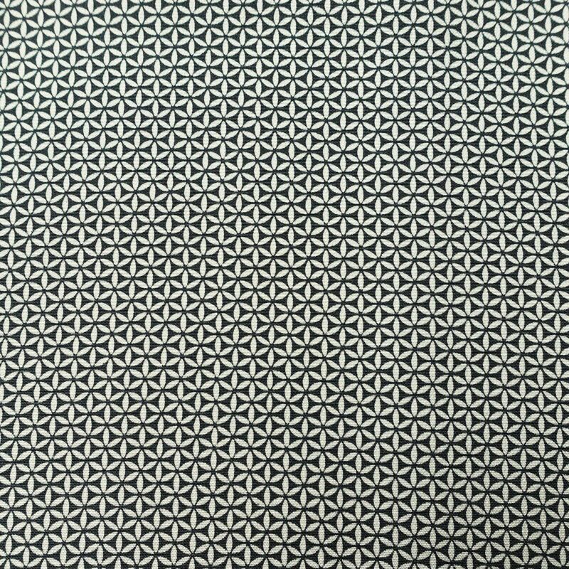 小紋 正絹 古典柄 袷仕立て 身丈156cm 裄丈64cm 着物 黒_画像6