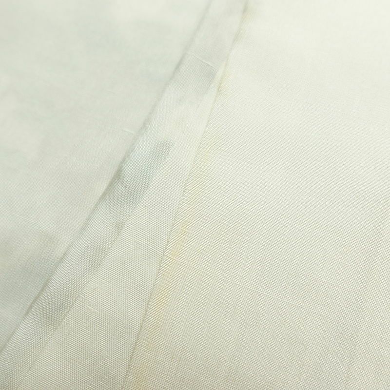 小紋 縮緬 正絹 風景柄 袷仕立て 身丈165cm 裄丈64cm 着物 多色使い_画像16